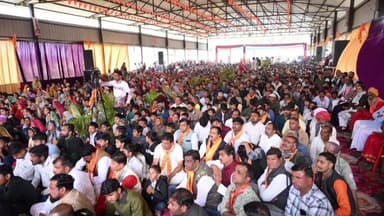 बड़नगर: विधायक जितेंद पण्ड्या गजनीखेड़ी में आयोजित हिन्दू सम्मेलन में हुए शामिल