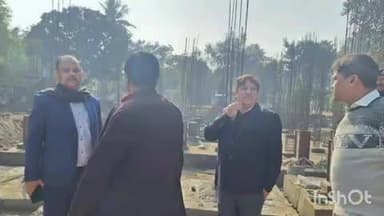 सत्तर कटैया: सत्तर कटैया प्रखंड में निर्माणाधीन पंचायत सरकार भवन का जिलाधिकारी दीपेश कुमार ने किया निरीक्षण