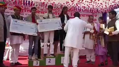 विराटनगर में प्रजापति जागृति सेवा समिति के तत्वाधान में प्रतिभाशाली विद्यार्थियों का सम्मान समारोह आयोजित किया गया