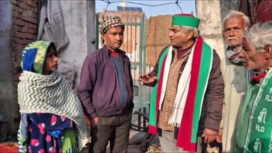 किरावली: सांधन के पीड़ित परिवार से मिले किसान-मजदूर नेता, दिया मदद का आश्वासन