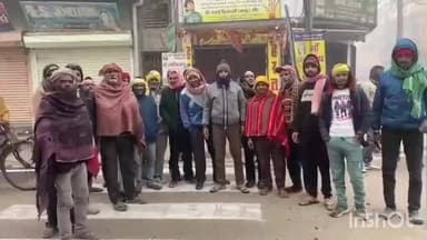 जमालपुर: कड़ाके की ठंड से दिहाड़ी मजदूरों की रोजी छिनी, जुबली बेल चौक की मजदूर मंडी में छाई मायूसी