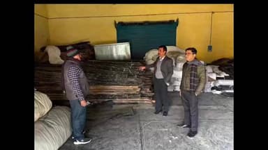 अपर समाहर्ता (आपदा प्रबंधन) सुजय सिंह ने जिला आपदा गोदाम का किया निरीक्षण