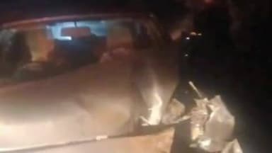 मानपुर: ग्राम चिल्हारी में सड़क किनारे खड़ी बोलेरो में कार ने मारी टक्कर, कार चालक को आई मामूली चोट