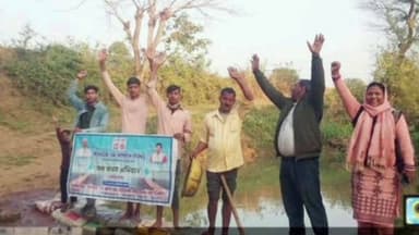 बड़वारा: बड़वारा विकासखंड के ग्राम नन्हवारा खुर्द में श्रमदान से हुआ बोरी बधान