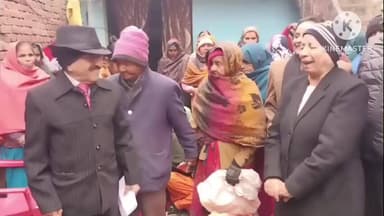 सहारनपुर: शारदा नगर में मानव कल्याण ट्रस्ट ने गरीब, बेसहारा एवं विधवा महिलाओं को रजाई और राशन किया वितरित