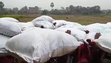 धरहरा: पांच सौ परिवारों को कंबल बांटे गए, वितरण से पहले किया गया श्रमदान