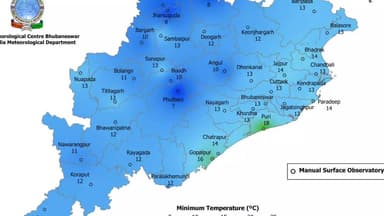 ମୋହନା: ଜିଲ୍ଲାରେ ଆସନ୍ତାକାଲି ତାପମାତ୍ରା 12 ଡ଼ିଗ୍ରୀ ରହିବା ନେଇ ପାଣିପାଗ ବିଭାଗ ପକ୍ଷରୁ ସୂଚନା ପ୍ରଦାନ