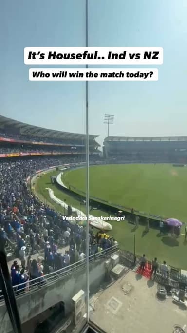 Follow @vadodara_sanskarinagri for latest updates
.
.
#vadodara_sanskarinagri #vadodara #baroda
[India Vs New Zealand,...