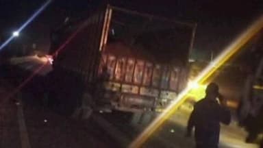 ଘସିପୁରା: ୨୦ ନମ୍ବର ଜାତୀୟ ରାଜପଥ ର କୋଳିମାଟି ନିକଟରେ ଟ୍ରକ୍ ପଛରେ ଧକ୍କା ଦେଲା ଟ୍ରକ୍