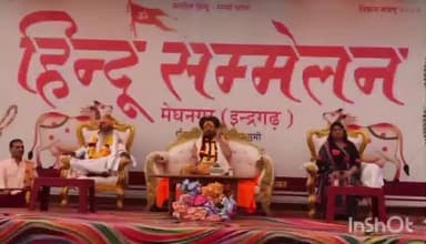 मेघनगर: मेघनगर में विशाल हिन्दू सम्मेलन का आयोजन, कलश यात्रा निकाली गई