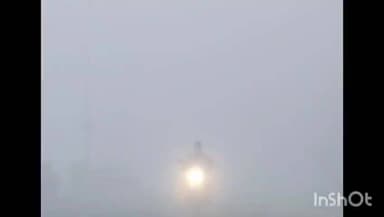 रायसेन: जिला मुख्यालय पर छाया घना कोहरा, बढ़ी ठंड