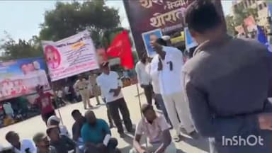 भूम: लातूर मधील अनुष्का पाटोळे यांच्या संशयास्पद मृत्यूप्रकरणी भूम शहरांमध्ये बंद ठेवत मातंग समाजाचे आंदोलन