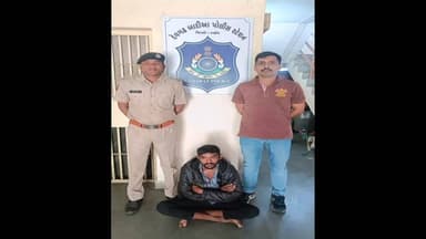 દેવગઢબારીયા: દેવગઢ બારીયા બજારમાંથી પોલીસે નાસતા ફરતા આરોપીને ઝડપી પાડયો