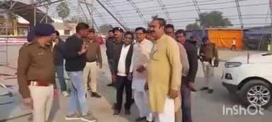बौंसी: मंदार महोत्सव सह बौंसी मेला की तैयारियों को लेकर एसडीएम ने किया मेला मैदान का निरीक्षण