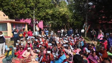 হরিপাল: উন্নয়নের_সংলাপ: আশুতোষ অঞ্চলে পাড়ায় সংলাপ কর্মসূচি, নেতৃত্বে করবী মান্না