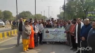 श्योपुर: युवा दिवस पर निकली मैराथन दौड़, स्वामी विवेकानंद पार्क में राष्ट्रीय युवा दिवस मनाया गया