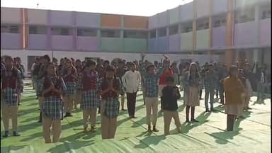 पुनासा: सांदीपनि विद्यालय मूंदी में दिखा अनुशासन, ऊर्जा और राष्ट्रचेतना का अद्भुत संगम