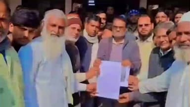 ब्यावर: मुस्लिम समाज जामा मस्जिद कमेटी ने तारो के खेड़ा में चल रहे निर्माण पर मुख्यमंत्री के नाम तहसील प्रशासन को ज्ञापन दिया