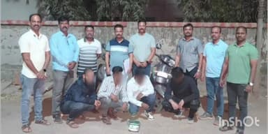 रत्नागिरी: शहर परिसरात निवखोल रस्त्याजवळ अमली पदार्थाची तस्करी करणाऱ्या चार जणांना अटक लाखो रुपये किमतीचा ब्राऊन शुगर जप्त