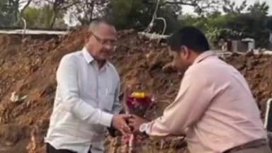 ખંભાત: રાલેજ-રાજપૂર ચોરખાડી ચેકડેમ પર બની રહેલા નવા બ્રીજની રાજ્યના પાણી પુરવઠા મંત્રી ઈશ્વરભાઇ પટેલે સ્થળ મુલાકાત લીધી.