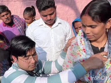 बेनीपुर: पिरहौली गांव में जीवन हॉस्पिटल बेनीपुर द्वारा निशुल्क स्वास्थ्य शिविर का सफल आयोजन