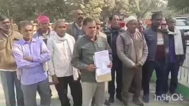 टांडा: एनटीपीसी टांडा से मजदूरों को निकाले जाने के विरोध में श्रमिकों ने कलेक्ट्रेट के निकट किया जोरदार प्रदर्शन