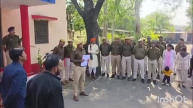 अरनोद: अरनोद में युवा उत्सव के दौरान राजकीय उच्च माध्यमिक विद्यालय के विद्यार्थियों ने किया पुलिस थाना भ्रमण