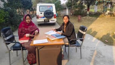 बथनाहा: सहियारा थाना महिला हेल्प डेस्क पर महिला फरियादियों की समस्याओं का त्वरित समाधान किया गया