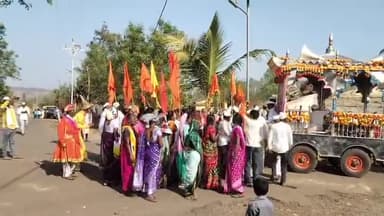 पेठ: सारस्ते येथून संत निवृत्तीनाथ महाराज दिंडीचे श्री क्षेत्र त्र्यंबकेश्वर कडे प्रस्थान