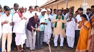 ನವಲಗುಂದ: ನವಲಗುಂದ ತಾಲೂಕಿನ ಜಾವೂರ ಗ್ರಾಮದಲ್ಲಿ ವಿವಿಧ ಅಭಿವೃದ್ಧಿ ಕಾಮಗಾರಿಗೆ ಭೂಮಿಪೂಜೆ ನೆರವೇರಿಸಿದ ಶಾಸಕ ಎನ್.ಎಚ್. ಕೋನರಡ್ಡಿ