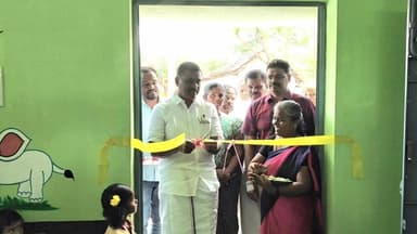 விளாத்திகுளம்: புதூர் அம்பேத்கர் தெருவில் அங்கன்வாடி மையம் திறப்பு விழா எம்எல்ஏ திறந்து வைத்தார்