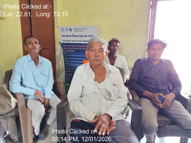 ઠાસરા: 12-Jan-26 : જળ જીવન મિશન અંતર્ગત જળ સેવા આંકલન