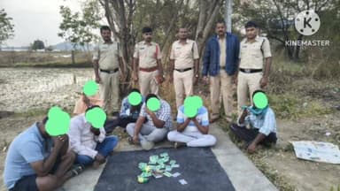 బాల్కొండ: జక్రాన్ పల్లి లో పేకాట ఆడుతున్న ఏడుగురు అరెస్ట్: మహేష్ వెల్లడి