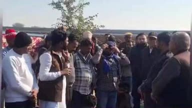 रायसिंहनगर: रायसिंहनगर के बाजूवाला के सोलर प्लांट में श्रमिक की आत्महत्या का मामला, वार्ता में बनी सहमति