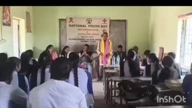 ଚାରମାଳ: ଅର୍ଜୁନ ସ୍ନାତକ ମହାବିଦ୍ୟାଳୟ କଦଳୀଗଡ଼ରେ ଜାତୀୟ ଯୁବ ଦିବସ ପାଳିତ