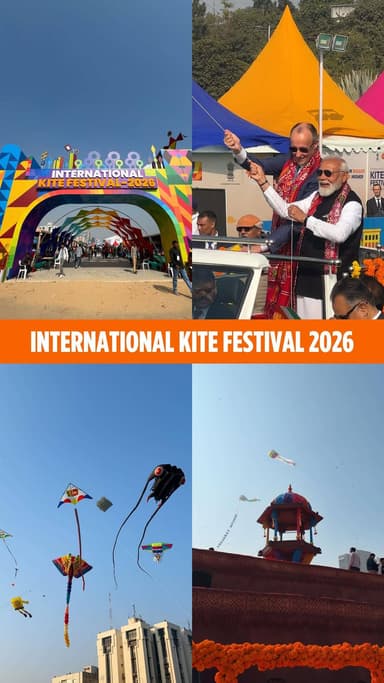 International Kite Festival 2026 Begins in Amdavad
[Kite Festival, International Kite Festival, Kites, Makarsankranti,...