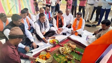 मुख्यमंत्री गौरव पथ योजना के तहत नेवारी एवं मोहगांव में 83.30 लाख की लागत से सीसी सड़क निर्माण कार्यों का भूमिपूजन।
उपम...