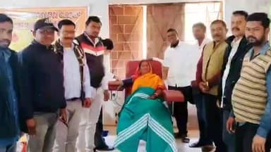 चाकुलिया: माटियाबांधी में आयोजित रक्तदान शिविर में 67 यूनिट रक्त संग्रहित किया गया