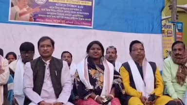 কেশিয়ারি: কেশিয়াড়িতে তৃণমূলের প্রতিবাদ সভায় রাজ্য তৃণমূল নেতৃত্ব জয়া দত্ত