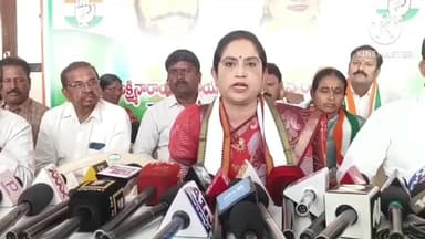 జనగాం: జనగామ జిల్లాను రద్దు చేస్తారన్న వ్యాఖ్యలను ఖండించిన జిల్లా కాంగ్రెస్ పార్టీ అధ్యక్షురాలు లకవత్ ధన్వంతి