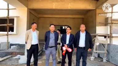 ডিফু: ডিফুৰ ল’ৰা এইচ এছ স্কুলৰ একাডেমিক ভৱন নিৰ্মাণৰ কাম পৰিদৰ্শন কৰে কাৰ্বি আংলং স্বায়ত্তশাসিত পৰিষদৰ কাৰ্যবাহী সদস্যই