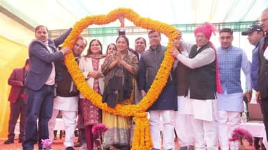 नजफगढ़: सीएम रेखा गुप्ता और एलजी ने नांगलोई-नजफगढ़ रोड विकास परियोजनाओं की आधारशिला रखी