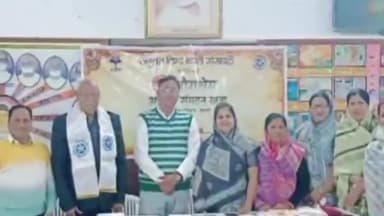 आमेट: अणुव्रत विश्व भारतीय समिति की यात्रा आमेट पहुंची, नैतिकता, संयम, अहिंसा का संदेश जन-जन तक पहुंचाने का संकल्प लिया