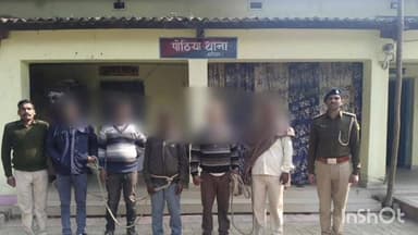 फलका: पोठिया में पुलिस ने शराब के नशे में हंगामा करने के आरोप में 5 अभियुक्तों को किया गिरफ्तार