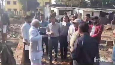 पटेरा: बांदकपुर पहुंचे कलेक्टर सुधीर कोचर, कॉरिडोर निर्माण कार्य का लिया जायजा