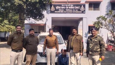 बासोदा: पुलिस की कार्रवाई: ₹14.50 लाख की चोरी की अर्टिगा बरामद, इंदौर का आरोपी गिरफ्तार