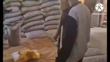 बड़ौद: नगर में आटा चक्की पर खाद्य विभाग की कार्रवाई, शासकीय चावल होने की शिकायत पर 250 किलो चावल जब्त