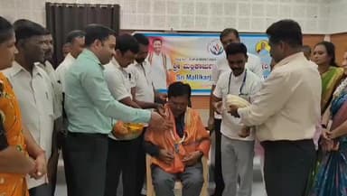 ಕೃಷ್ಣರಾಜಪೇಟೆ: ಪಟ್ಟಣದಲ್ಲಿ ಪತ್ರಕರ್ತ ನೀಲಕಂಠ ಅವರಿಗೆ ಅಭಿನಂಧನೆ ಸನ್ಮಾನ