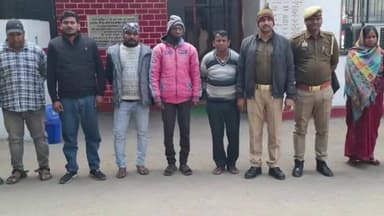 ओबरा: शक्तिनगर पुलिस ने माननीय न्यायालय के वारंट पर पांच आरोपियों को पकड़ा, एक महिला भी शामिल