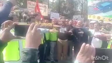 अकबरपुर: अकबरपुर में राष्ट्रीय सड़क सुरक्षा अभियान के तहत जल जीवन मिशन और ट्रैफिक पुलिस ने निकाली जागरूकता रैली
